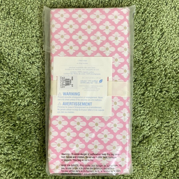 NWT Pottery Barn Baby Crib Fitted Sheet - Picture 2 of 4